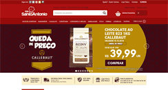Desktop Screenshot of lojasantoantonio.com.br
